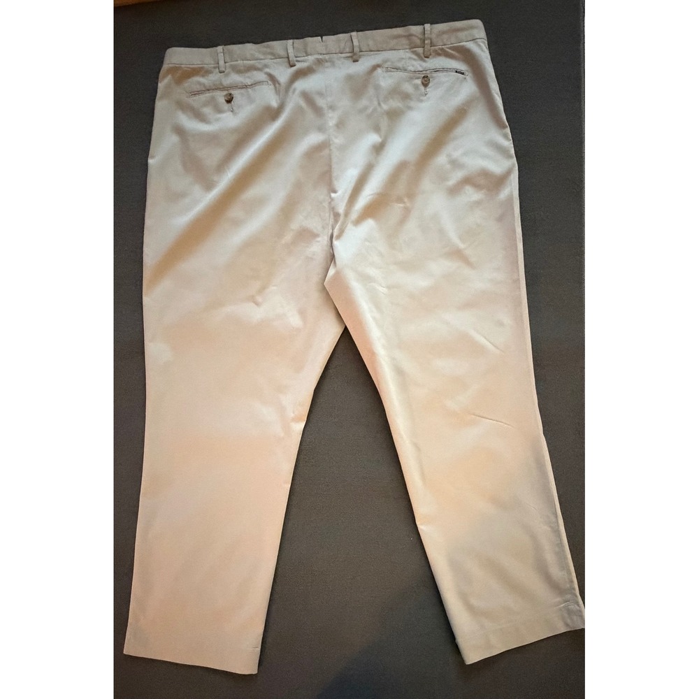 Polo Ralph Lauren Mens Khaki Tan Stretch Classic Fit Chino Pants 48x29.5 -EUC